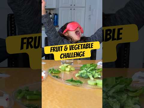 Fruit & Vegetable Challenge - a Tu B'Shvat special - Cooking Kosher #shorts