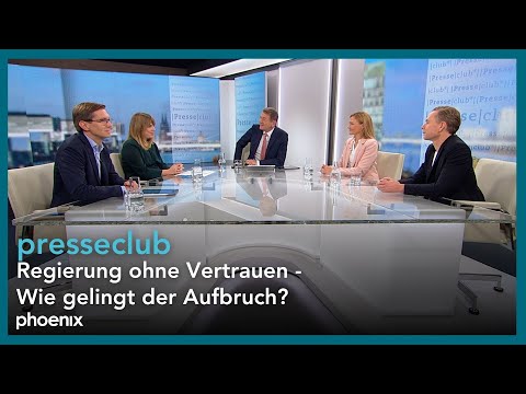 Regierung ohne Vertrauen - Wie gelingt der Aufbruch? | presseclub am 05.10.2025