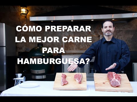 COMO PREPARAR LA MEJOR CARNE PARA HAMBURGUESA