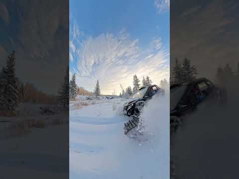 Can-am Maverick r on Apache Backcountry tracks #canamoffroad #traxbrax