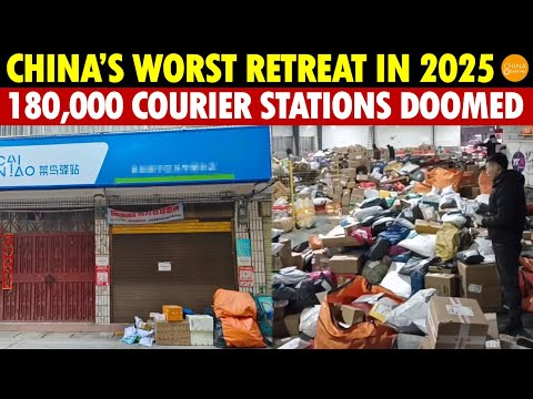 China’s Worst Retreat of 2025: 180,000 Courier Stations on the Brink of Collapse