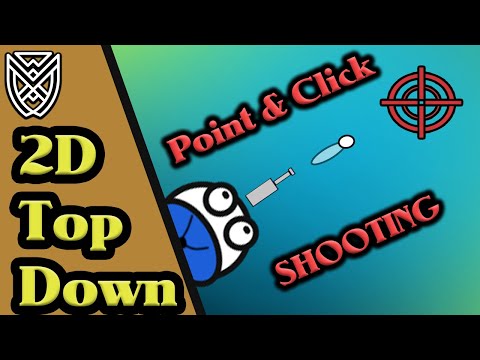 2D Top Down Shooting POINT & CLICK Unity Tutorial