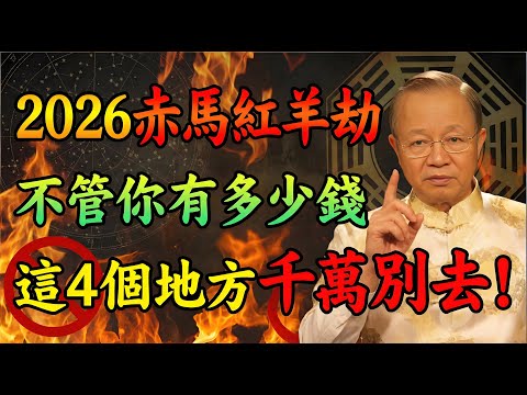 2026年是普通人最大的坎！不管你有多少錢，這4個「凶地」千萬別踏進去#曾仕強 #國學智慧 #易經 #赤馬紅羊劫 #2026預言 #冬至 #丙午年 #避災 #改運 #因果