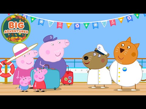 Peppa Pig's Cruise Ship Holiday Adventure! 🌞 Peppa & George: Sea Fun | Cartoon for Kids | 20 Minutes