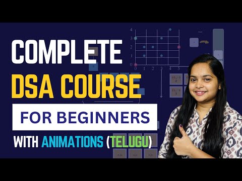 Data Structures and Algorithms in Telugu | DSA Full Course | DSA in telugu | Data Structures | DAA