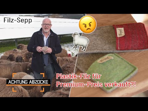 Plastikanteil statt "Wollprodukt aus Südtirol"! 😠Das SCHWARZE SCHAF im Filzhandel? | Achtung Abzocke