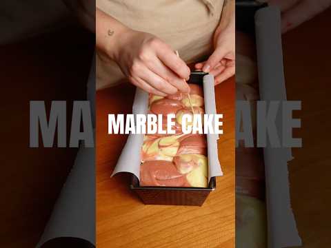 Red Velvet Marble Loaf Cake 🍰 #brilubakery #baking #cake #loafcake #redvelvet #marblecake #shorts