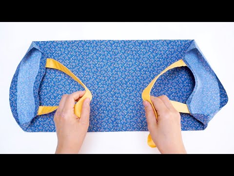 Simple bag made with one sheetㅣMake a bag with 3 pockets [Kim's sewing]