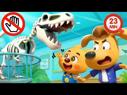 Dinosaur Museum Adventure | Learn Dinosaurs | Kids Cartoon | Sheriff Labrador