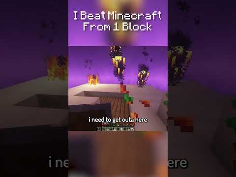 Part 35. I Beat Minecraft From 1 Block