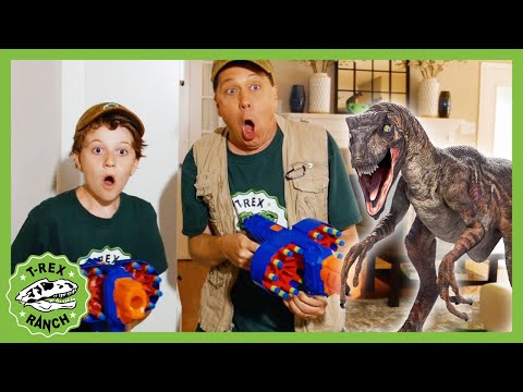 Baby Dinosaur gets inside the House! Plus More T-Rex Ranch Videos