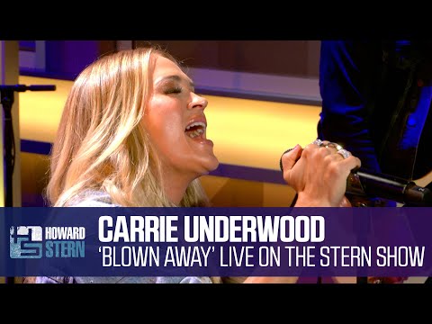 Carrie Underwood “Blown Away” Live on the Howard Stern Show