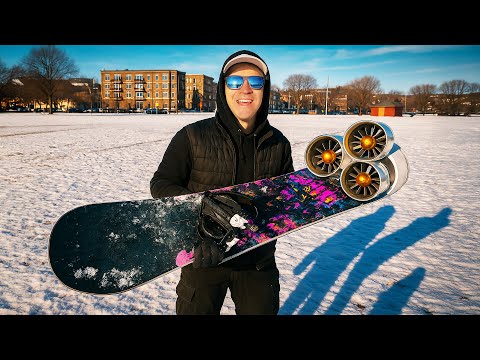 Electric-Jet Powered Snowboard