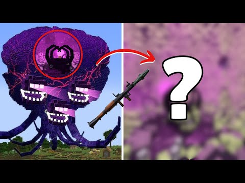 Destroying Wither Storm Dimension with TaCZ mod || Minecraft