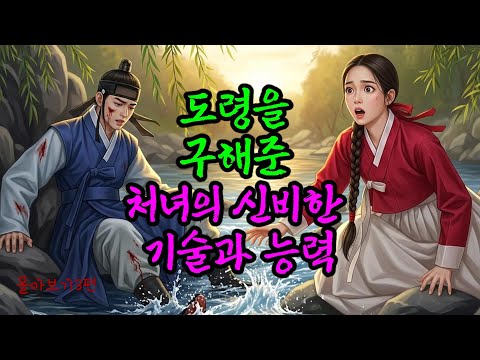 도령을 구해준 처녀의 신비한 기술과 능력[야담ㅣ옛날이야기ㅣ설화ㅣ오디오북ㅣ이야기ㅣ감동ㅣ사랑ㅣ고전]