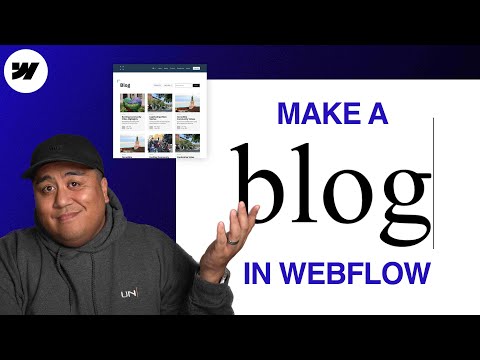 How to Make a Blog with WEBFLOW in 2024 (Complete Beginner Tutorial)