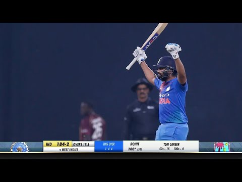 Rohit Sharma 111* (61) vs West Indies 2nd T20I 2018 Lucknow (Extended Highlights)