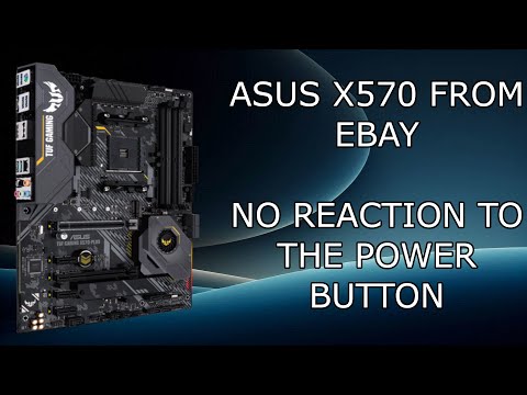 ASUS X570 FROM EBAY || NO REACTION TO THE POWER BUTTON || MOTHERBOARD REPAIR FIX