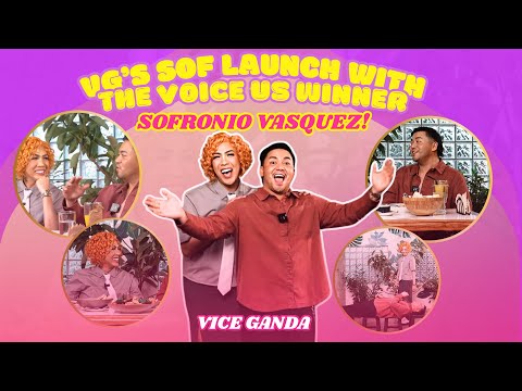 VG’s SOF launch with The Voice US  Winner Sofronio Vasquez! | VICE GANDA
