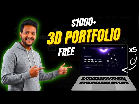 $1000+ 3D Portfolio Websites | 5 Free Projects You Can Download Now!