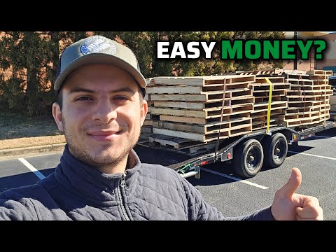 Selling Pallets With No Experience! $500 Day In The Junk Removal Business