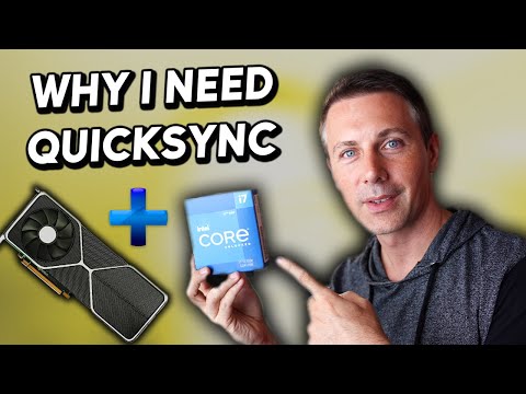 Why creators NEED an iGPU alongside their dGPU - Intel QuickSync