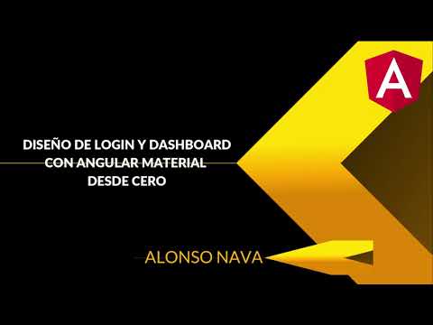 Angular diseña un login y dashboard con angular material en angular 16 desde cero [COMPLETO]
