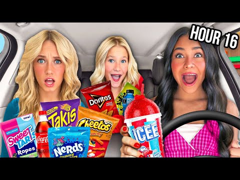Eating ONLY GAS STATiON FOOD for 24 Hours!! 🤮