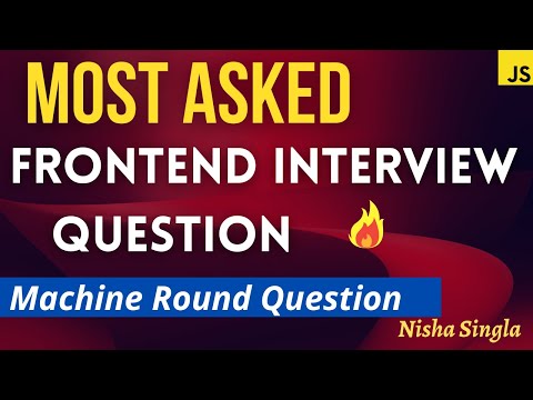 Frontend Interview Question | setTimeout | Promises | Asyn Await | Javascript Interview
