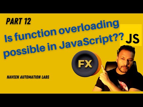 #12 - Can We Overload a Function in JavaScript?