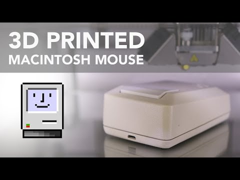 3D Printed - Apple Macintosh Mouse