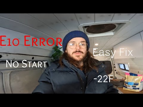 How to fix an E10 Error Code Chinese Diesel Heater | VanLife When things go wrong