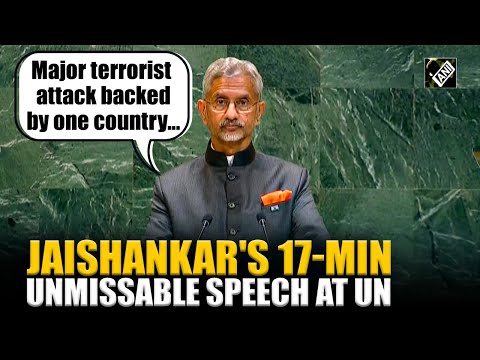 UN reforms, jab at West, exposes Pakistan: Jaishankar's unmissable speech at UNGA