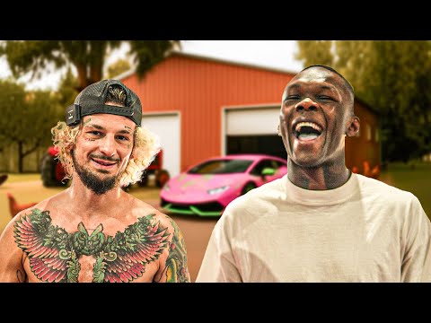 Israel Adesanya Meets Suga Sean AT HIS FARM?... (Unseen Footage)