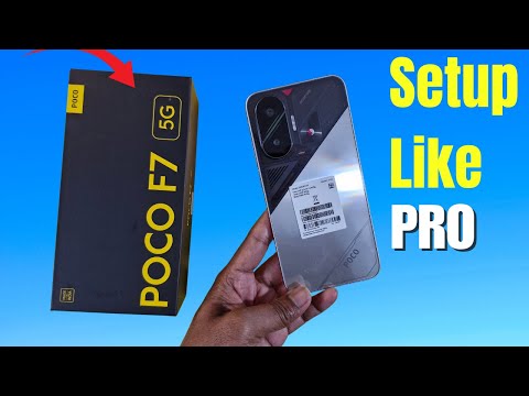 First Time Setup Poco F7 - Setup Like a Pro in Minutes