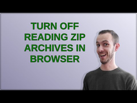 Gis: Turn off reading zip archives in browser