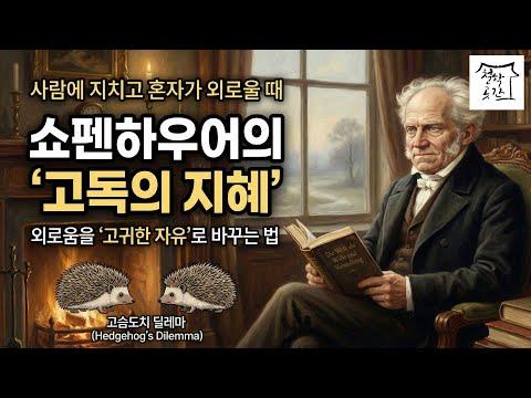 쇼펜하우어의 '고독의 지혜' [외로움을 '고귀한 자유'로 바꾸는 법]