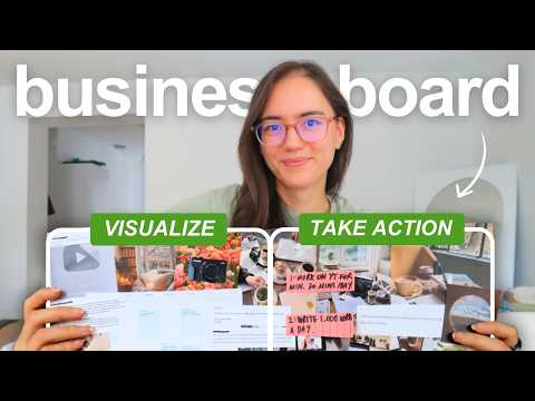 how to make a business vision board *that works* for 2026
