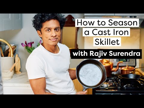 How to Season a Cast Iron Skillet, With Rajiv Surendra | Life Skills With Rajiv