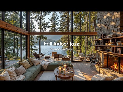 Soft Fall Indoor Jazz Ambience | Morning Jazz Music In Living Room For Deep Relaxing & Stress Relief