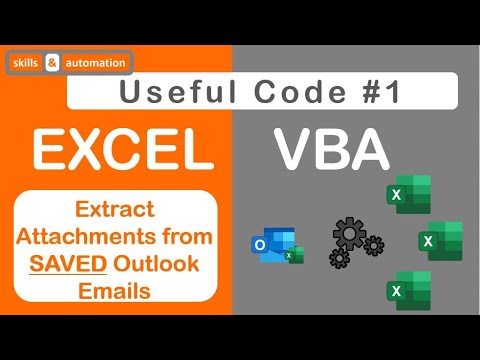 Excel VBA: Extract Attachments from Saved Outlook Emails
