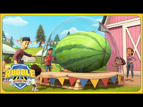The BIGGEST Melon Ever! 🍉 | Rubble and Crew | Cartoons for Kids