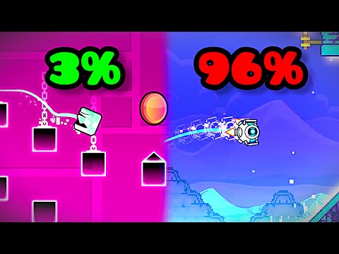 Kann ich ALLE Geometry Dash Level HINTEREINANDER schaffen? (1 ATTEMPT!)