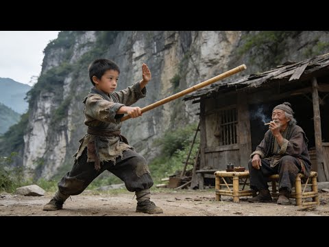 功夫電影！男嬰被老乞丐救下，僅憑一根木棍稱霸天下！ 💥 #中国电视剧 #KungFu #Martial Arts Movies