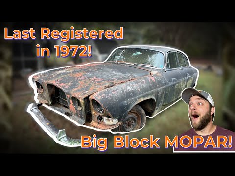 ABANDONED 440 MOPAR Jaguar MK10! Will it Run after 35+ Years?!