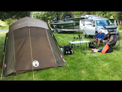 Biggest Kingfish EVER caught on TLL (Camping &amp; Fishing Adventure)