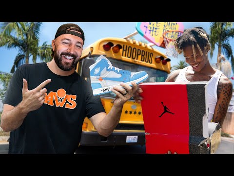 Giving Strangers Air Jordans If They Can Beat Me 1v1