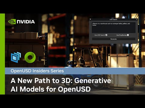 A New Path to 3D: Generative AI Models for OpenUSD