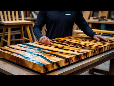 🤯 Wood Burning Magic on Reclaimed Wood: Turning Scraps into Art Sliding Door Cabinet