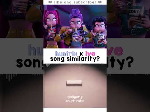 anyone else hear the resemblance?? 😭 #kpopdemonhunters #netflix #kpop #shorts #ive